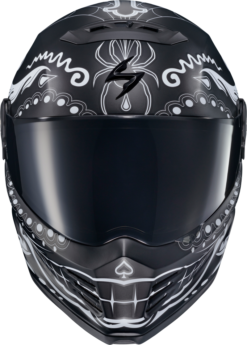 Load image into Gallery viewer, COVERT FX FULL FACE HELMET EL MALO WHITE/MATTE BLACK 2X CFX-1207 image 4
