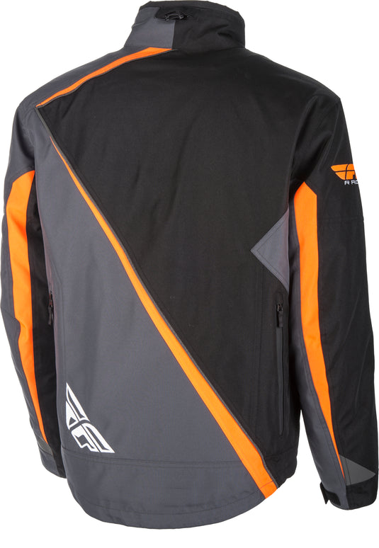 FLY SNX JACKET BLACK/ORANGE/GREY 3X 470-40703X image 2