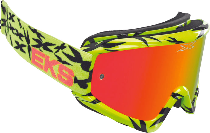 SCATTER-X GOGGLE FLO YLW/BLK W/RED MIRROR LENS 067-10615 image 1