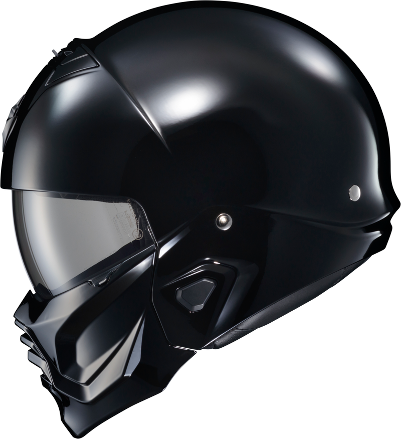Load image into Gallery viewer, COVERT 2 OPEN-FACE HELMET GLOSS BLACK LG CV2-0035 image 1
