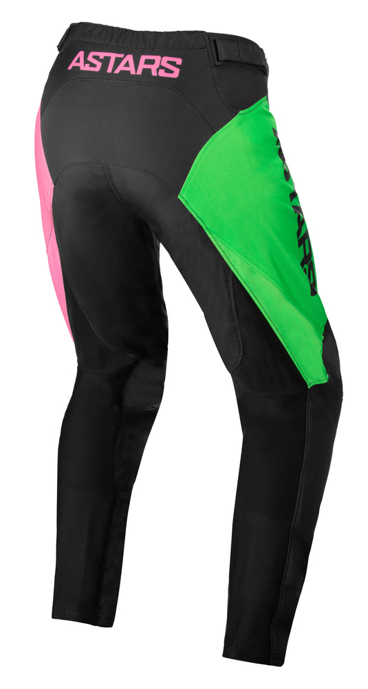 YOUTH RACER COMPASS PANTS BLK/GRN NEON/PINK FLUO SZ 26 3742122-1669-26 image 2