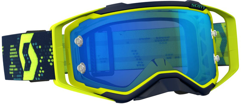 Load image into Gallery viewer, PROSPECT GOGGLE YELLOW/BLUE W/ELECTRIC BLUE CHROME LENS 262589-1300278 image 1
