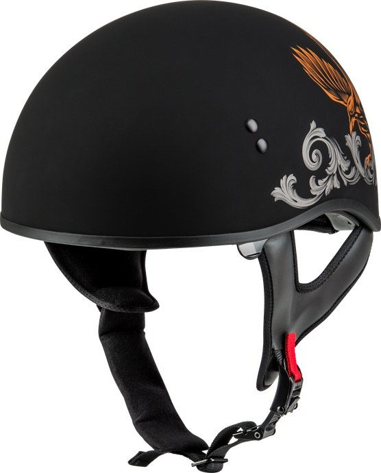 HH-65 CORVUS HELMET MATTE BLACK/SILVER/ORANGE SM H16510944 image 1