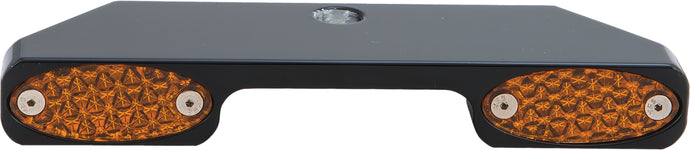 TURN SIGNAL BAR W/AMBER LED NARROW GLIDE BLK 909101B image 1
