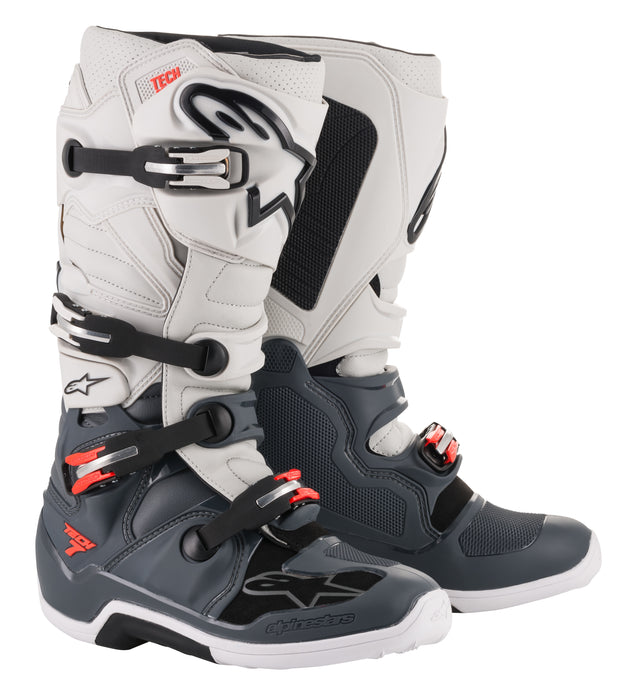 TECH 7 BOOTS DARKGRY/LGHTGRY/RED SZ 10 2012014-930-10 image 1