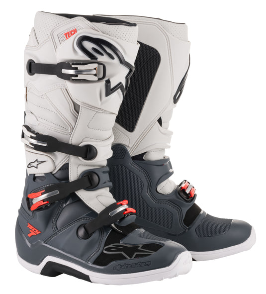 TECH 7 BOOTS DARKGRY/LGHTGRY/RED SZ 10 2012014-930-10 image 1
