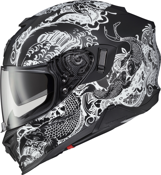 EXO-T520 HELMET NAMA-SUSHI BLACK/WHITE MD T52-1104 image 1