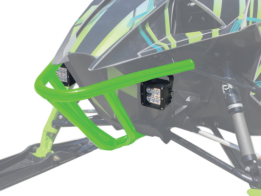 FRONT BUMPER GREEN W/LED A/C 20076L-GR image 1