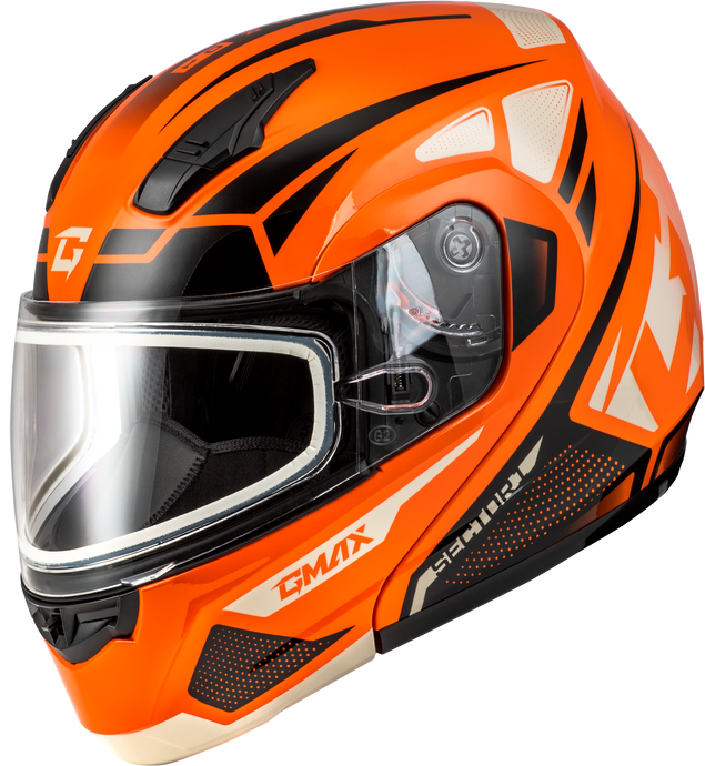 MD-04S SECTOR SNOW HELMET ORANGE/BLACK XS M2043283 image 1