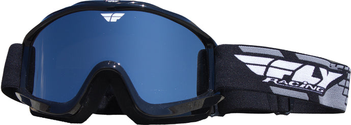 BLACK FOCUS SNOW GOGGLE W/ CHROME/SMOKE LENS 37-2280 image 1
