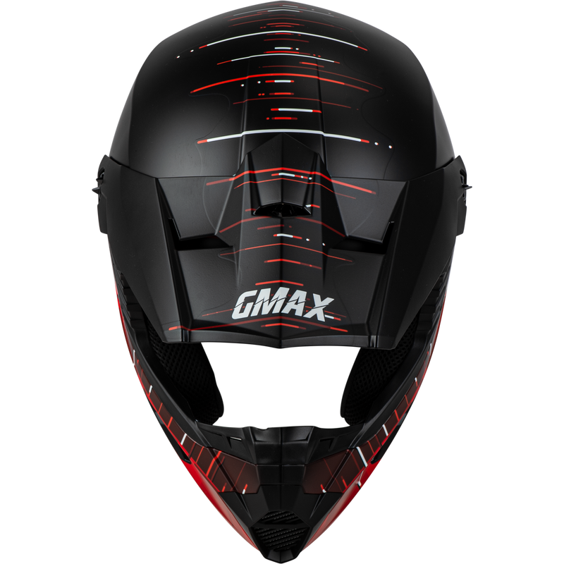 Load image into Gallery viewer, MX-46 FREQUENCY OFF-ROAD HELMET MATTE BLACK/RED 2X D3463328 image 3
