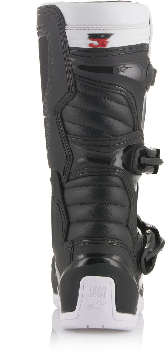 TECH 3S BOOTS BLACK/WHITE SZ 06 2014018-12-6 image 5