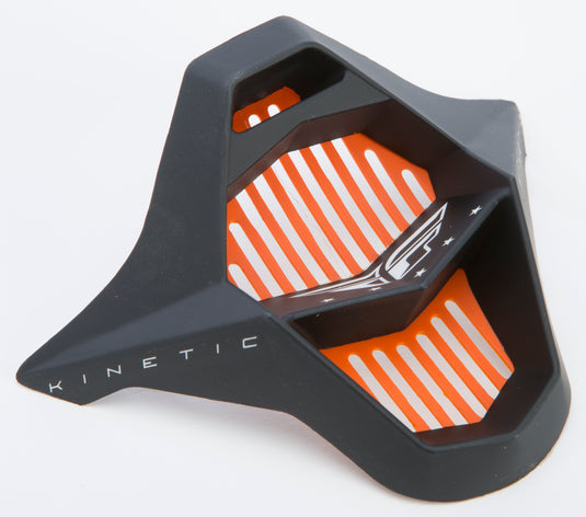 KINETIC FULLSPEED HELMET MOUTHPIECE ORANGE/BLK/WHITE 73-4780 image 1
