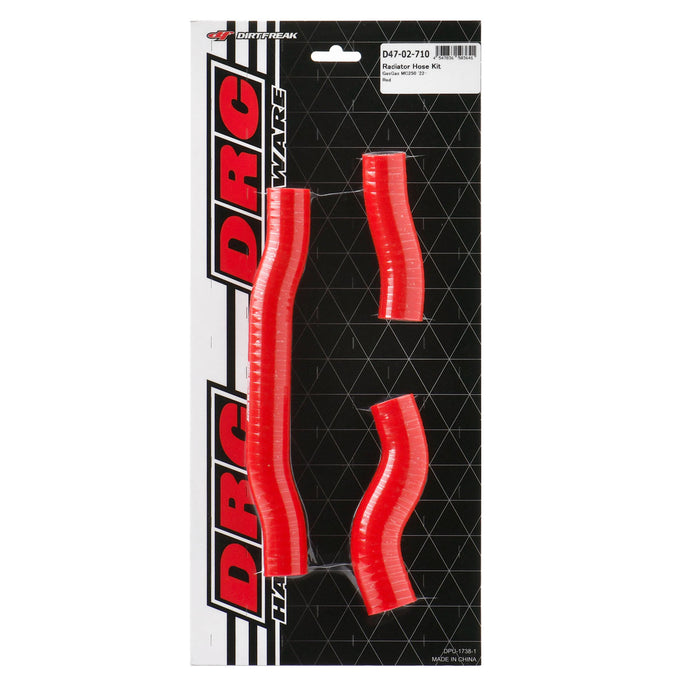 RADIATOR  HOSE  KIT GASGAS RED D47-02-710 image 1