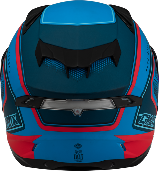 FF-98 AFTERSHOCK HELMET MATTE BLUE/RED 3X F19841009-ECE image 4