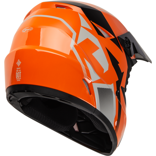 MX-46 COMPOUND HELMET ORANGE/BLACK/GREY YS D3464280 image 2