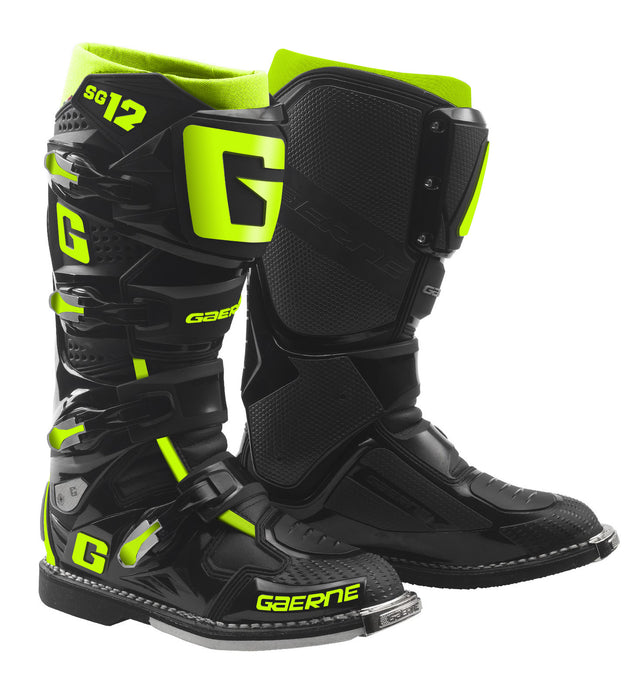 SG12 BOOTS BLACK/YELLOW FLUO SZ 12 2174-089-12 image 1