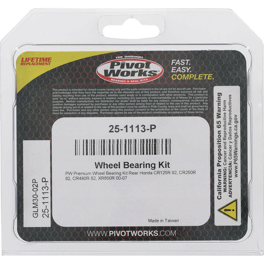 WHEEL BEARING KIT PREMIUM 25-1113-P image 4