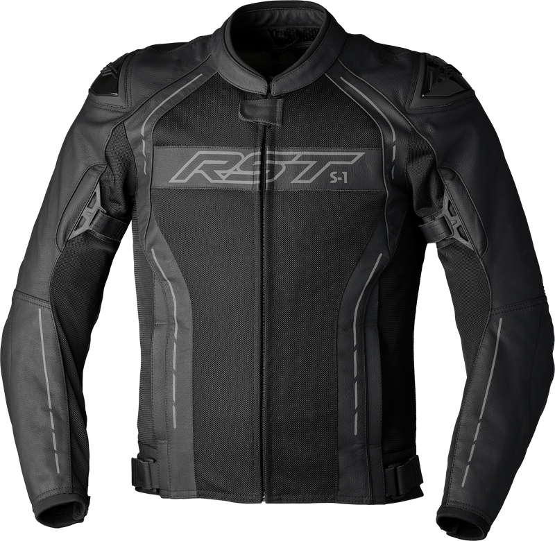 Load image into Gallery viewer, S1 MESH CE JACKET BLACK/BLACK LEATHER 2XL 103465BLK-48 image 1
