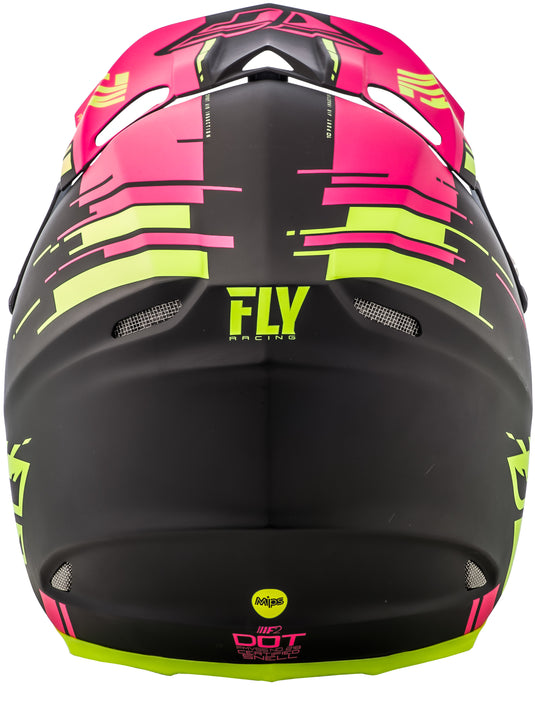 F2 CARBON FORGE HELMET MATTE PINK/HI-VIS/BLACK 2X 73-4239-9-2X image 3