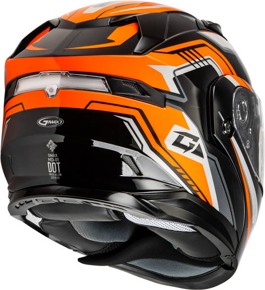 MD-01S TRANSISTOR SNOW HELMET ORANGE/BLACK XS M20139283 image 4