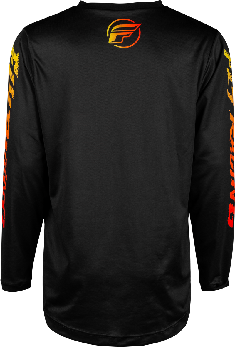 Load image into Gallery viewer, YOUTH F-16 JERSEY BLACK/YELLOW/ORANGE YS 377-221YS image 2
