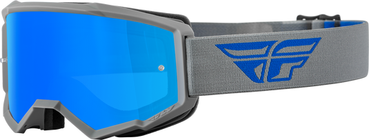 YOUTH ZONE GOGGLE GREY/BLUE W/ SKY BLUE MIRROR/SMOKE LENS 37-51714 image 1