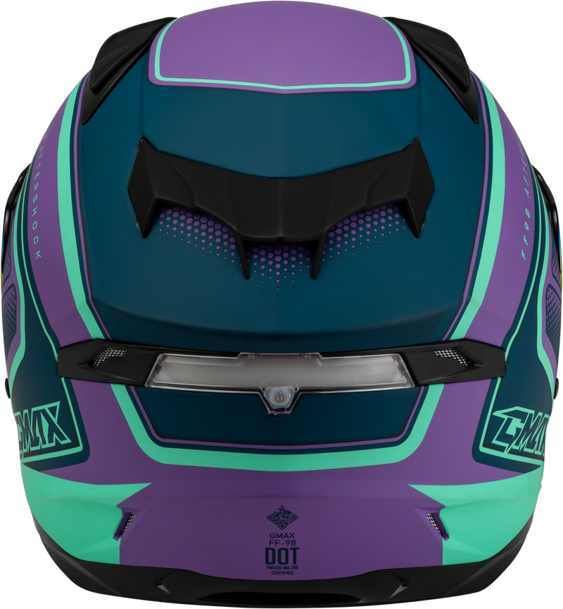 Load image into Gallery viewer, FF-98 AFTERSHOCK HELMET MATTE PURPLE/BLUE MD F19841015-ECE image 4
