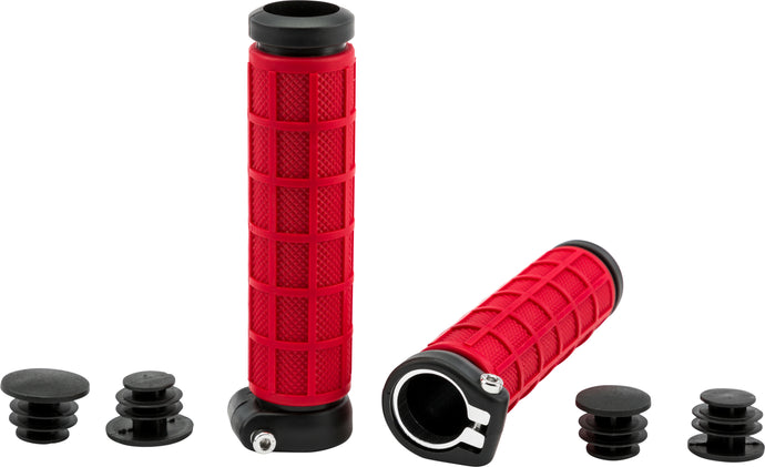 GRIP-LOCK GRIPS RED/BLACK 1120733 image 1