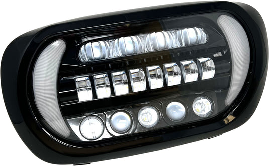 SHARTOOTH INTERGRATED LED HEADLIGHT `00-13 FLTR LLC-3ERA-TS image 2