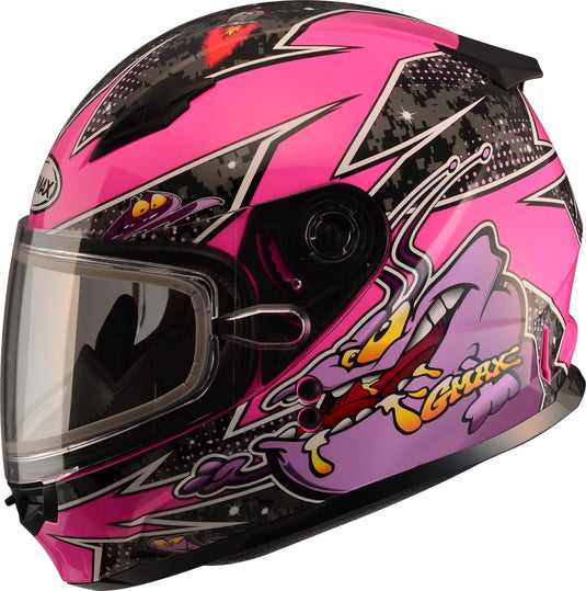 YOUTH GM-49Y ALIEN SNOW HELMET PINK/PURPLE YS G2497590 TC-22 image 1