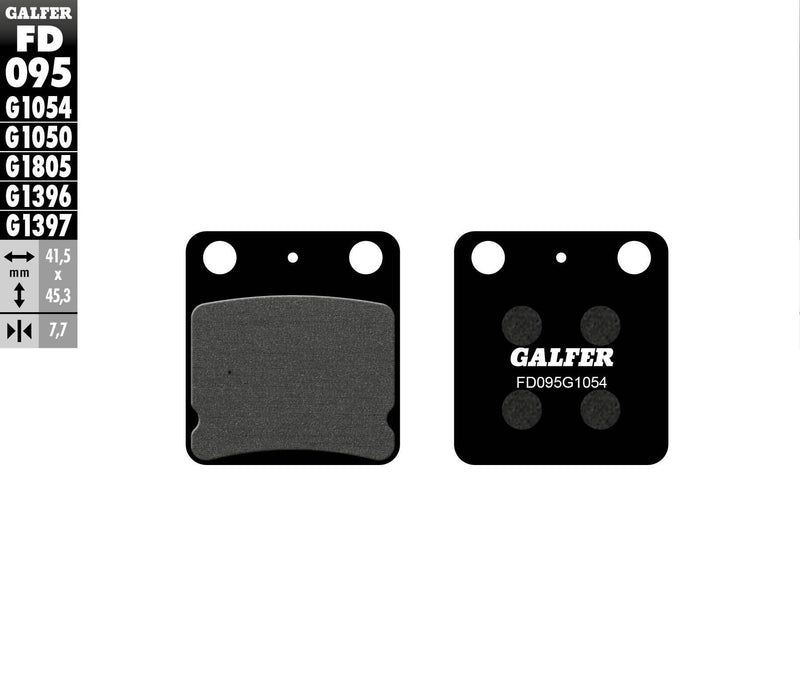 Load image into Gallery viewer, BRAKE PADS SEMI METALLIC FD095G1054 FD095G1054 image 2
