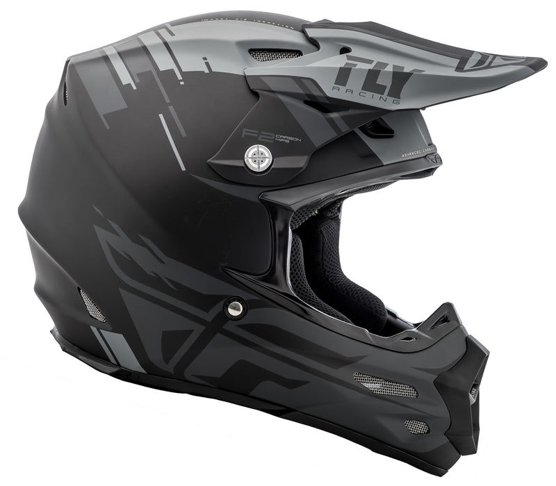 Load image into Gallery viewer, F2 CARBON FORGE HELMET MATTE GREY/BLACK XS 73-4230-4-XS image 2
