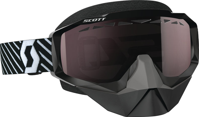 Load image into Gallery viewer, GOGGLE HUSTLE SNO BLK/WHT AMP SIL CHROME LENS 262582-1007313 image 1
