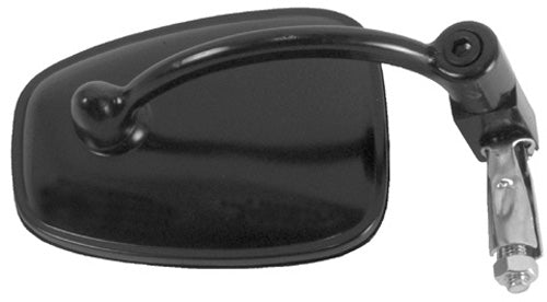 EMGO POLARIS ATV HANDLEBAR END MOUNT MIRROR - BLACK