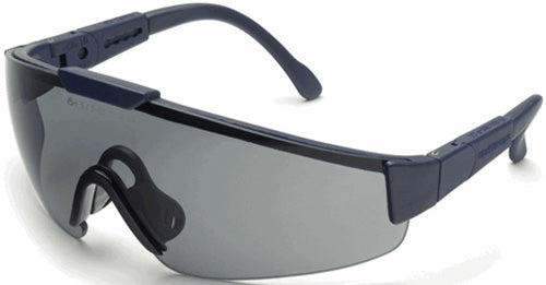 Load image into Gallery viewer, ELVEX SAFETY GLASSES ELITE STYLE GRAY LENS BLACK/YELLOW FRAME
