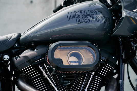 NXT LVL TC AIR CLEANER W/GLASS BLACK W/GOLD NXT-03BG image 4