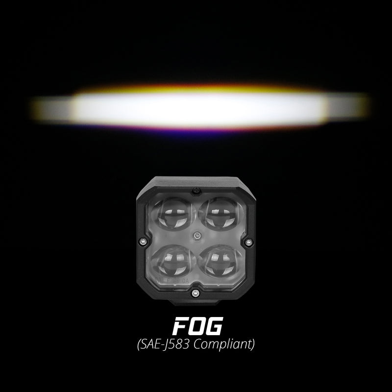 Load image into Gallery viewer, 20W RGB POD LIGHTS FOG BEAM PR XK065001-FO-KIT image 2

