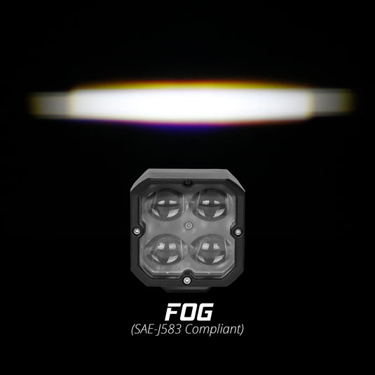 20W RGB POD LIGHTS FOG BEAM PR XK065001-FO-KIT image 2