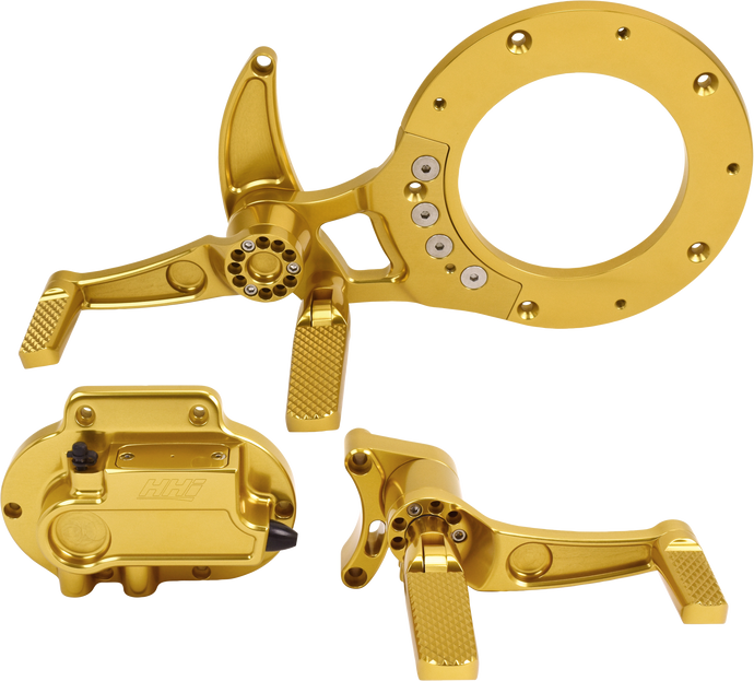 MID-CNTRL KIT CBL CLUTCH GOLD FLH 21-UP MCK-FC21GS-FK image 1
