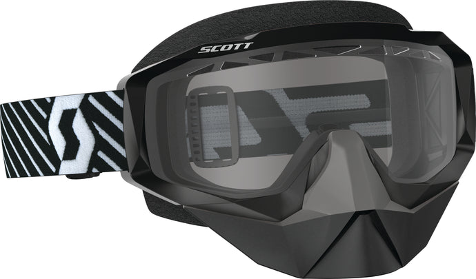 GOGGLE HUSTLE SNOW BLACK/WHITE W/CLEAR LENS 262582-1007043 image 1