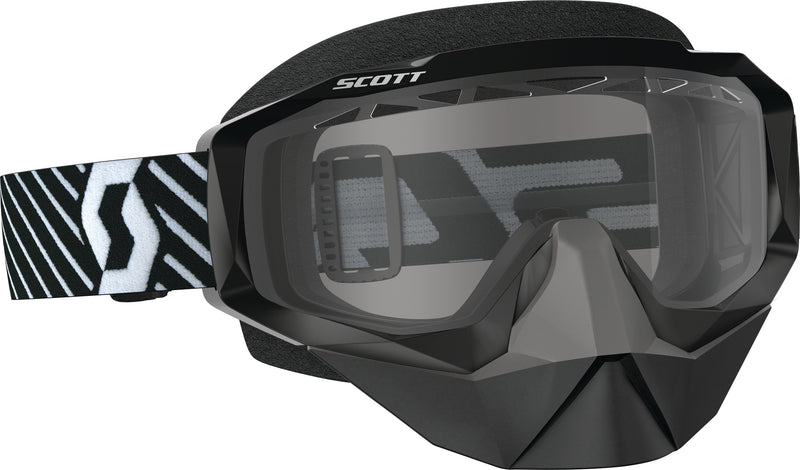 Load image into Gallery viewer, GOGGLE HUSTLE SNOW BLACK/WHITE W/CLEAR LENS 262582-1007043 image 1
