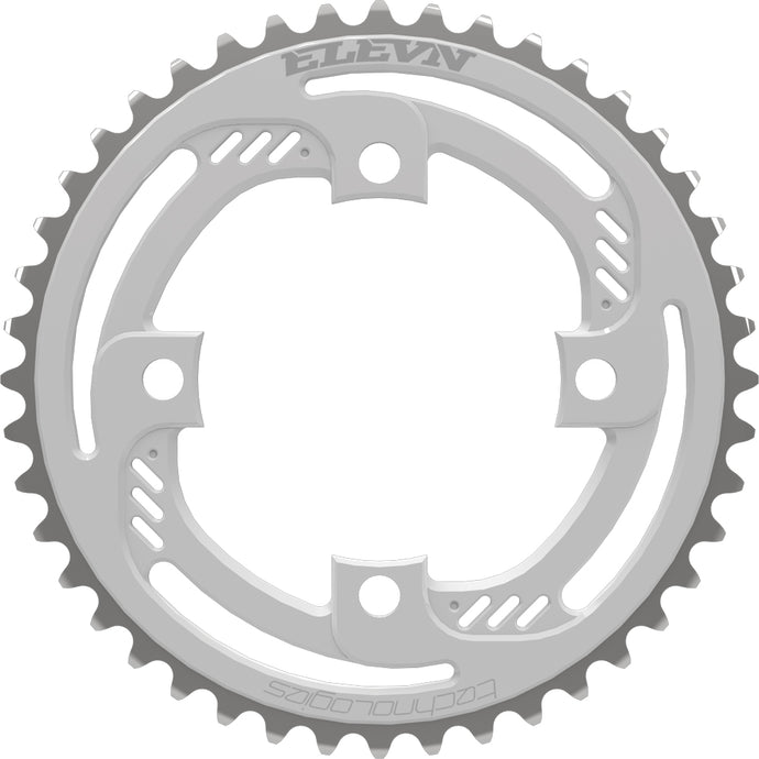 4-BOLT CHAINRING WHITE 37T ELCR437WHWH image 1