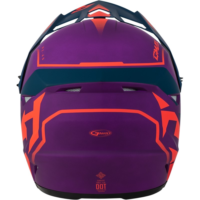 Load image into Gallery viewer, MX-46 COMPOUND HELMET MATTE PURPLE/CORAL/BLUE YM D3464931 image 4
