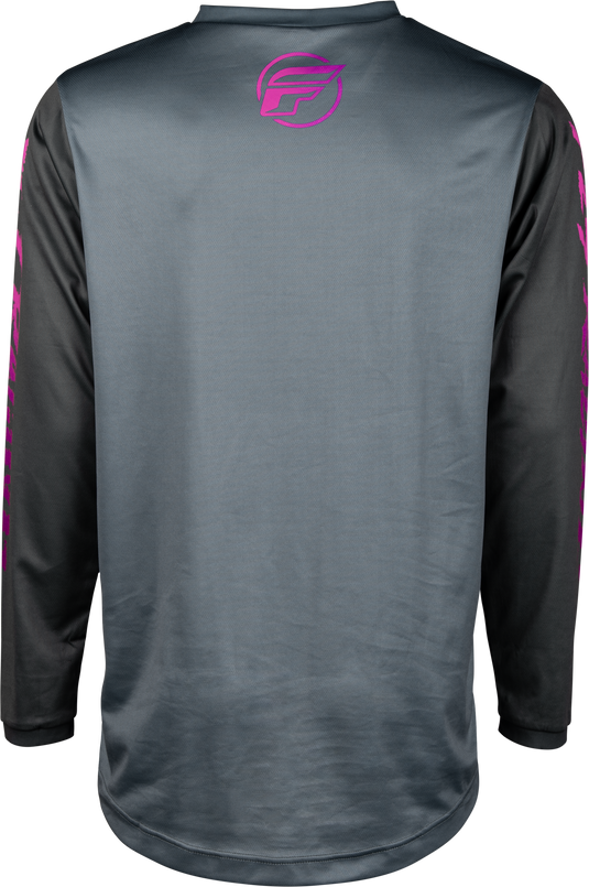 YOUTH F-16 JERSEY GREY/CHARCOAL/PINK YL 377-220YL image 2