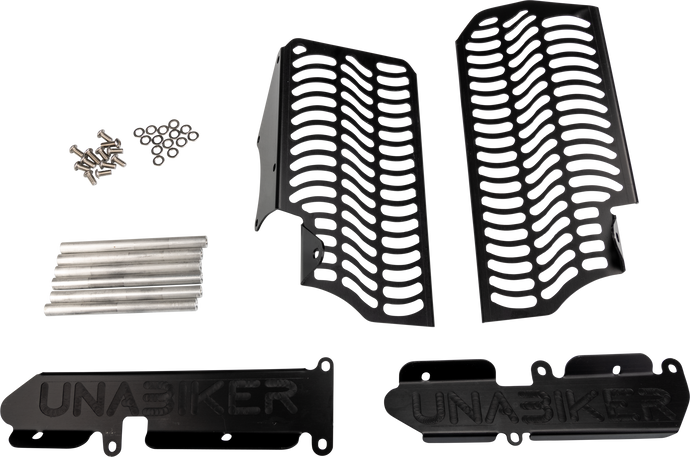 RADIATOR GUARD BLACK HF450X3-K image 1