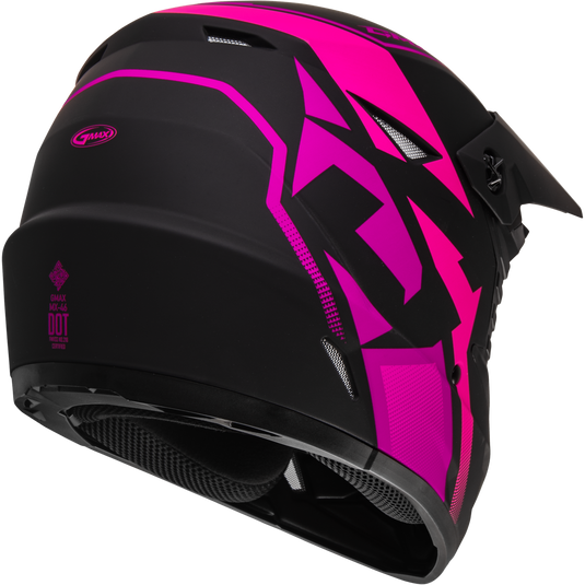 MX-46 COMPOUND HELMET MATTE BLACK/PINK 2X D3464348 image 2
