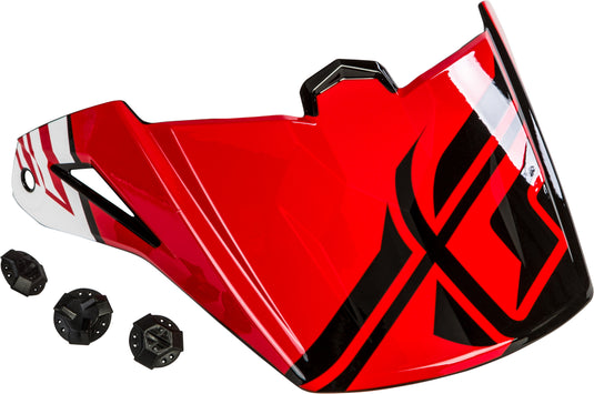 ELITE GUILD VISOR RED/WHITE/BLACK 73-88122 image 1