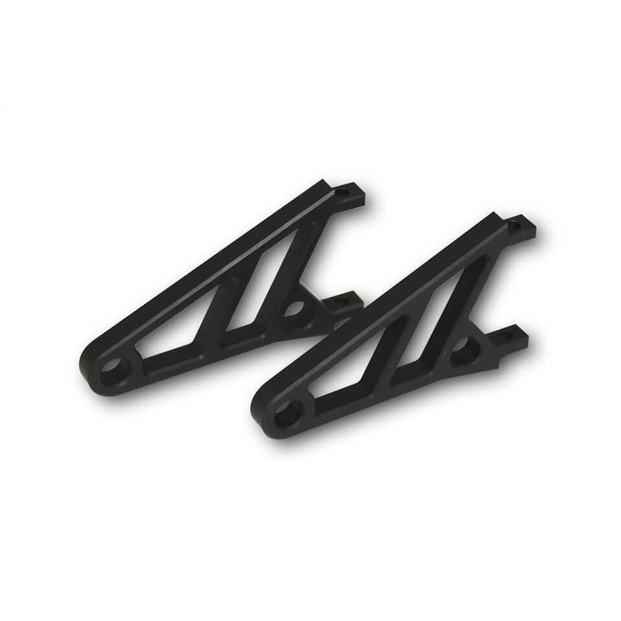 CNC HEADLIGHT BRACKET SHORT PAIR BLACK 220-820 image 1