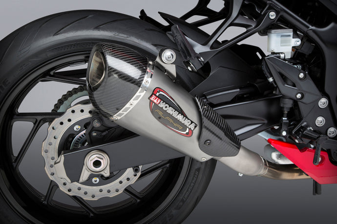 EXHAUST STREET ALPHA-T SLIP-ON SS-SS-CF 11801BP520 image 1